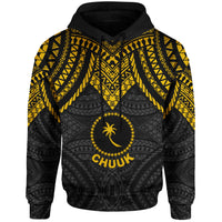 Chuuk Hoodie Micronesian Pattern Armor Style - Polynesian Pride