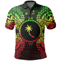 Chuuk Polo Shirt Chuuk Flag Map Polynesian Tattoo Reggae Unisex Reggae - Polynesian Pride