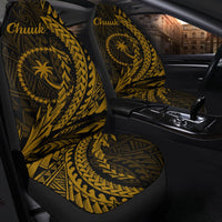 Chuuk Car Seat Cover - Wings Style Universal Fit Black - Polynesian Pride