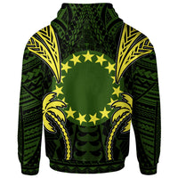 Cook Islands Zip up Hoodie Blood Runs Through My Veins Style Flag - Polynesian Pride