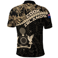 Cook Islands Polo Shirt Golden Coconut 01 - Polynesian Pride