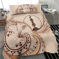 New Caledonia Bedding Set - Hibiscus Flower Vintage Style - Polynesian Pride