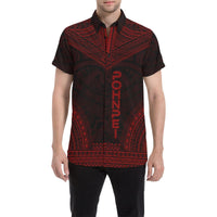 Pohnpei Polynesian Chief Shirt - Red Version - Polynesian Pride