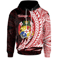 Tonga Hoodie Kolonga Wings Style Unisex Black - Polynesian Pride