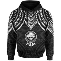 Federated States of Micronesia Hoodie Micronesian Pattern Armor Style Unisex - Polynesian Pride