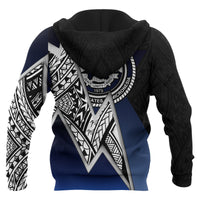 Federated States of Micronesia Zip up Hoodie White Lighting Piece - Polynesian Pride