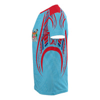 Fiji T Shirt Fijian Coat of Arms Polynesian Stylized - Polynesian Pride