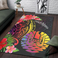 French Polynesia Area Rug - Tropical Hippie Style - Polynesian Pride