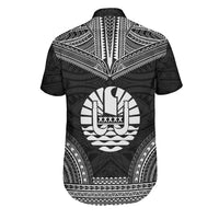 French Polynesia Polynesian Chief Shirt - Black Version - Polynesian Pride