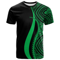 Micronesia T Shirt Green Micronesian Tentacle Tribal Pattern Unisex GREEN - Polynesian Pride