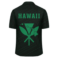 Kakau Polynesian Kanaka Map Hawaii Shirt - Green - Polynesian Pride