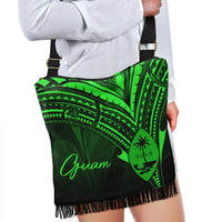 Guam Boho Handbag - Green Color Cross Style - Polynesian Pride
