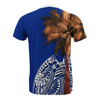 Guam T Shirt Guahan Palm Tree Polynesian Pattern - Polynesian Pride