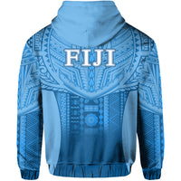 Fiji Faithful Hoodie Version Blue LT13 - Polynesian Pride