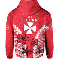 Wallis and Futuna Zip Hoodie Impressive LT13 - Polynesian Pride