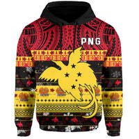 Papua New Guinea Christmas Hoodie Raggiana Loved LT13 Unisex Black - Polynesian Pride