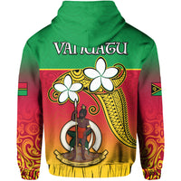 Custom Vanuatu Novelty Hoodie Frangipani Tropical Spa Flower LT13 - Polynesian Pride