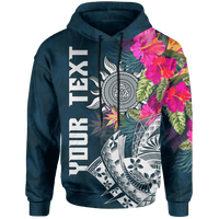 Polynesian Custom Hoodie Summer Vibes Unisex Blue - Polynesian Pride