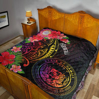 Hawaii Premium Quilt - Tropical Hippie Style - Polynesian Pride