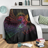 Hawaii Premium Blanket - Butterfly Polynesian Style - Polynesian Pride
