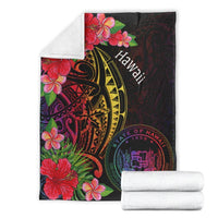 Hawaii Premium Blanket - Tropical Hippie Style - Polynesian Pride