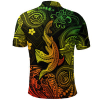 Hawaii Angry Shark Polynesian Polo Shirt Unique Style Reggae LT8 - Polynesian Pride