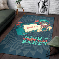 Hawaii Area Rug - Tiki DJ Party - Polynesian Pride