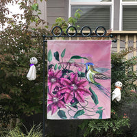 Hawaii Clematis Humming Bird Flag - AH - Polynesian Pride