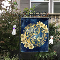 Hawaii Galaxay Yin Yang Turtle Shark Hibiscus Plumeria Flag - AH - Polynesian Pride