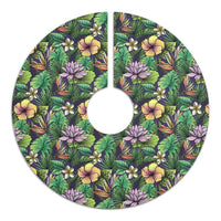 Hawaii Hibiscus And Plumeria Green Tree Skirt - Polynesian Pride