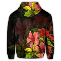 Hawaiian Hibiscus Tree Hoodie - Polynesian Pride