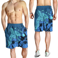 Hawaii Hibiscus Turtle Men's Shorts - AH - Polynesian Pride