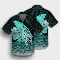 Hawaii Hibiscus Wale Polynesian Hawaiian Shirt - AH - Polynesian Pride