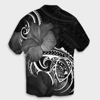 Hawaii Map Turtle Hibiscus Divise Polynesian Hawaiian Shirt - AH - Polynesian Pride
