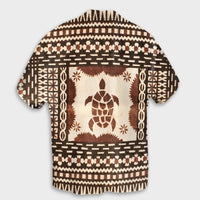 Hawaii Pattern Simple Turtle Hawaiian Shirt - AH - Polynesian Pride