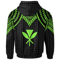 Hawaii Hoodie Polynesian Armor Style Green - Polynesian Pride