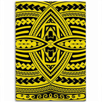 Hawaii Polynesian Seamless yellow Area Rug - AH Luxurious - Polynesian Pride