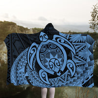 Hawaii Polynesian Turtle Hooded Blanket - Pastel - AH - Polynesian Pride