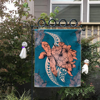 Hawaii Polynesian Turtle Hibiscus Flag - AH - Polynesian Pride
