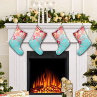 Hawaii Sea Turtle Plumeria Christmas Stocking - AH - Polynesian Pride