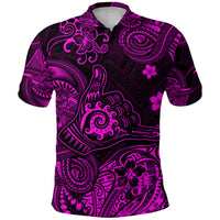 Hawaii Shaka Polynesian Polo Shirt Unique Style Pink LT8 - Polynesian Pride