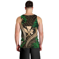 Hawaii Shark Polynesian Tropical Tank Top - Gold - AH - Polynesian Pride
