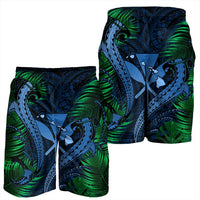 Hawaii Shark Polynesian Tropical Men's Shorts - Pastel - AH - Polynesian Pride