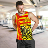 Hawaii Men's Tank Top - Hawaiian Mauna Kea Men's Tank Top - Speaka Style - AH - Polynesian Pride