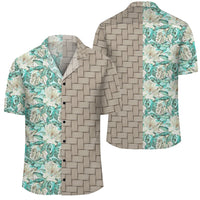 Hawaii Tropical Blue Lauhala Moiety Hawaiian Shirt Unisex Art - Polynesian Pride