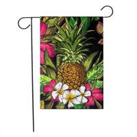 Hawaii Tropical Flowers Pineapple Flag - AH - Polynesian Pride
