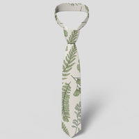 Hawaii Tropical Green Pattern Necktie - Polynesian Pride