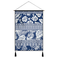 Hawaii Tropical Pattern Hanging Poster - AH Hanging Poster Cotton And Linen - Polynesian Pride