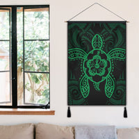 Hawaii Turtle Fixed Green Hanging Poster AH - Polynesian Pride