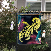 Hawaii Turtle Polynesian Tropical Flag - Ghia Style Yellow - AH - Polynesian Pride